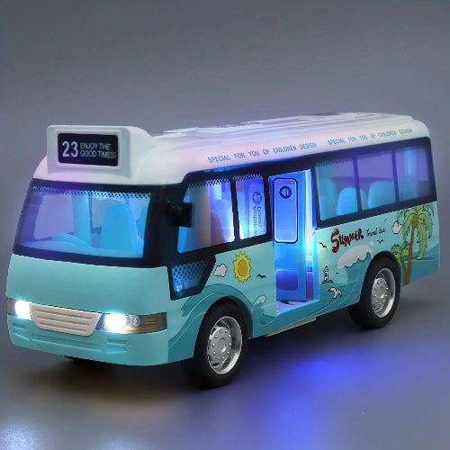 toy bus preschool vehicle toy gift for young children