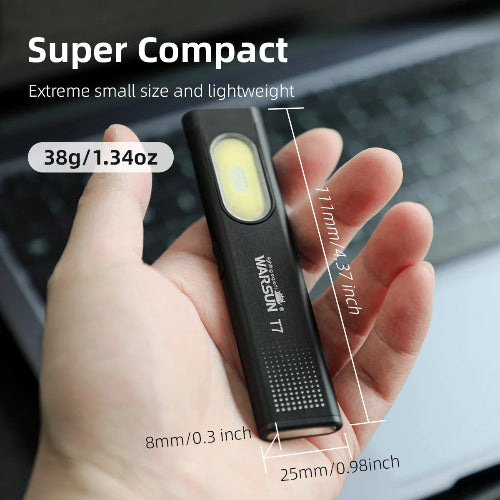 keychain flashlight compact everyday carry pocket torch