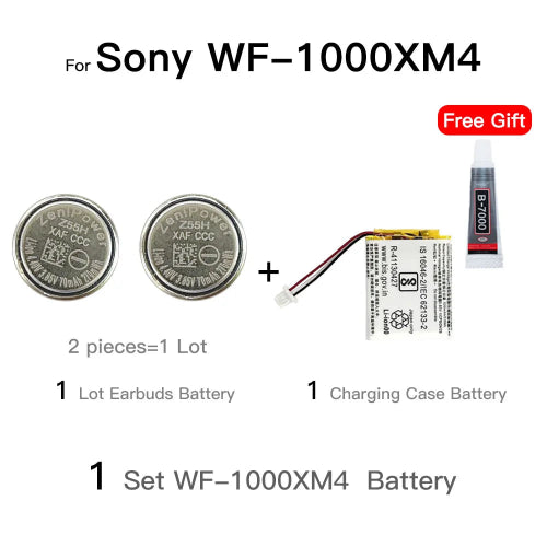 Sony WF-1000XM4 Battery Replacement z55h battery for sony xm4 earbuds 3.85v replacement