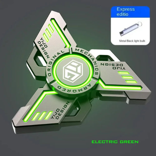 Metal Spinning EDC Glowing Fidget Green – Premium Fidget Toy