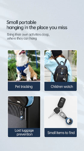 airtag keychain case secure magnetic holder for pets and bags