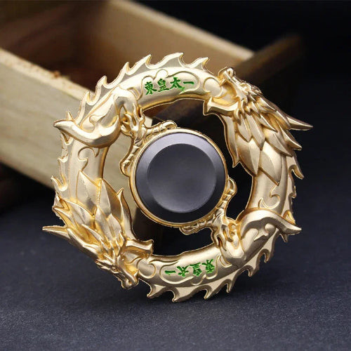 electroplated zinc alloy fidget spinner smooth hybrid bearing for adults