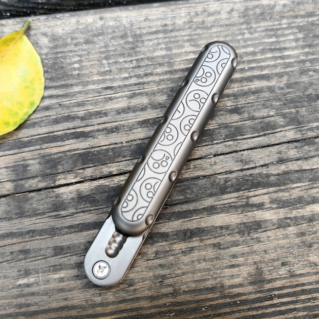 compact EDC magnetic fidget toy in hand