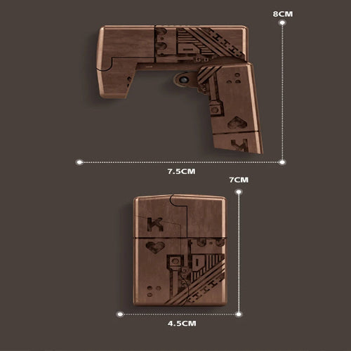 EDC metal Fidget Gun Toy pocket gadget