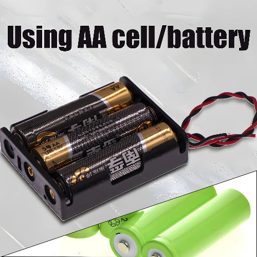 compact aa battery holder for circuits and gadgets
