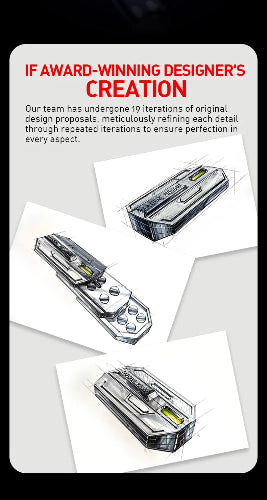 Hand holding magnetic slider fidget EDC – relaxing alloy desk toy for adults