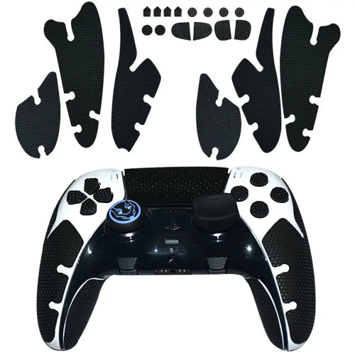 Anti Slip Grip Sticker for PS5 Edge controller installed close-up view