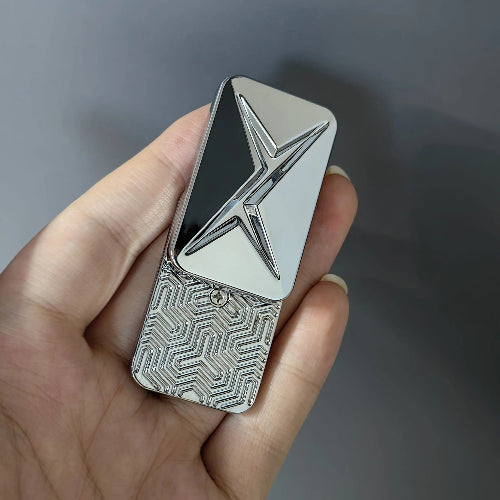 Durable metal fidget slider for anxiety relief and everyday carry use