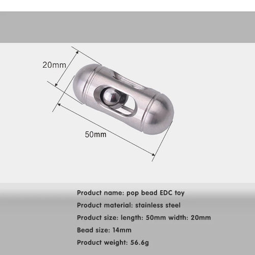 durable EDC fidget toys with smooth rotation stainless steel build