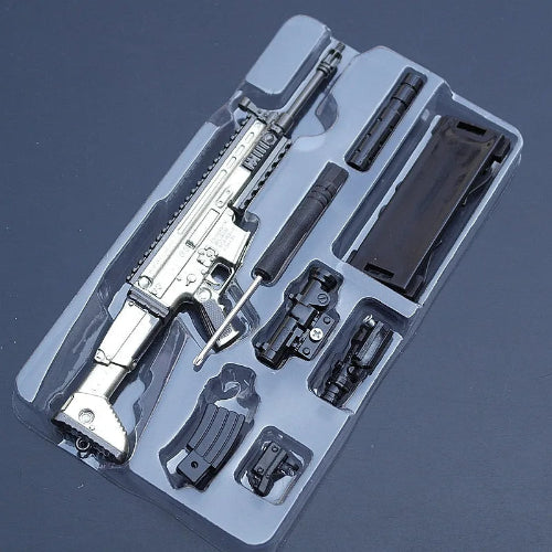 mini gun keychain AKM weapon replica ornament