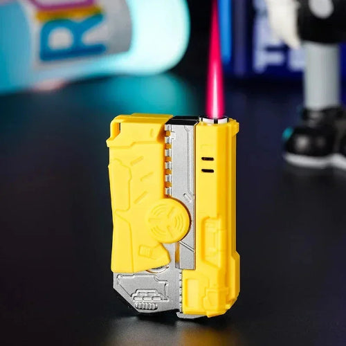 foldable gun lighter uk random colour set of two