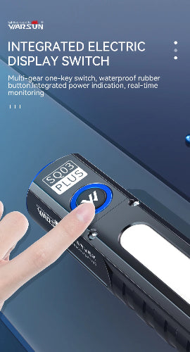 rechargeable LED flashlight magnetic base repair light