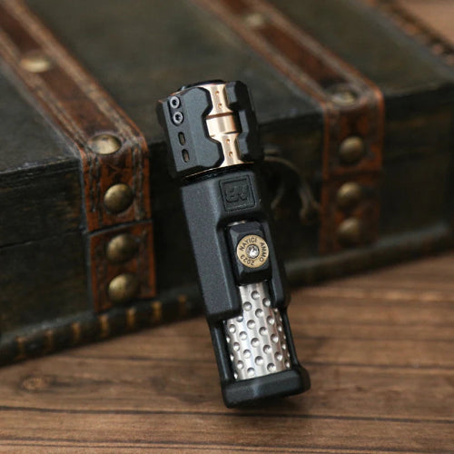 musketeers gun fidget spinner with protective case – portable everyday carry fidget gadget UK edition