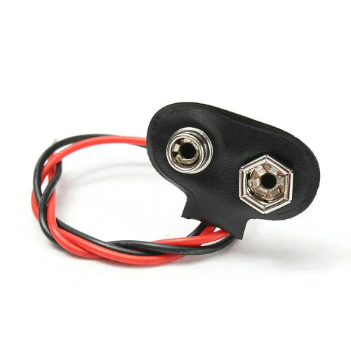 9v battery connector snap clip cable with 150mm wire