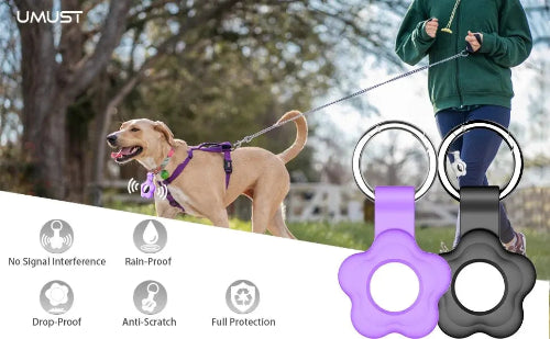 airtag holder with metal carabiner anti lost keyring