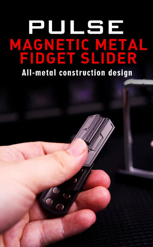 Premium magnetic slider fidget for adults – smooth tactile EDC toy for focus and stress relief