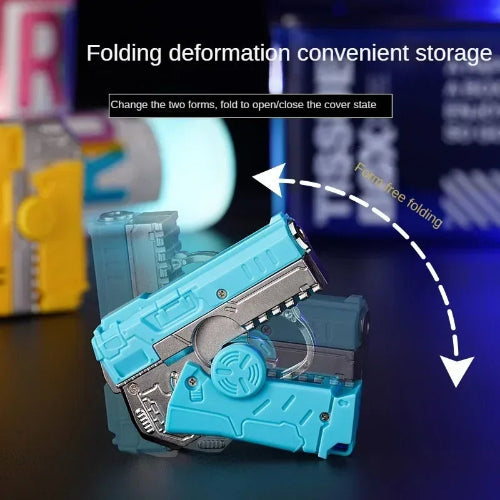 gun lighter uk gyroscope spinner toy in hand