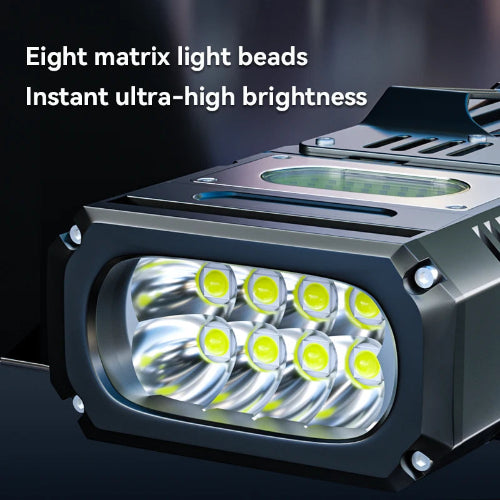 12000 lumen LED torch waterproof aluminium tactical design