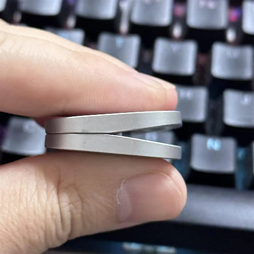 Magnetic Fidget Slider See-Saw Gold stress relief toy for focus and anxiety reduction