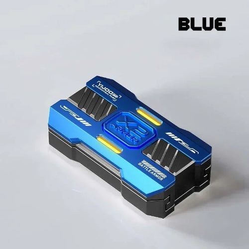 uminous anti stress metal fidget card with smooth mechanical slide action