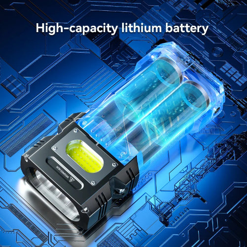 12000 lumen LED torch multi mode emergency lighting