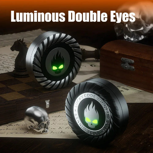 Premium silver Metal Fidget Spinner Gyro desk toy for adults