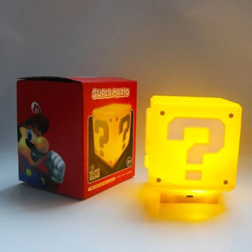 super mario block lamp with music kids night lamp