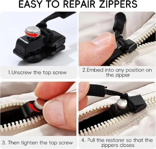 zipper repair kit UK detachable zipper pull repair