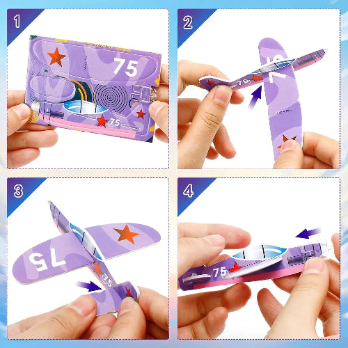 foam diecast model lightweight flying plane for imaginative play