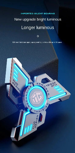 LED glowing metal spinner for anxiety and focus UK edition