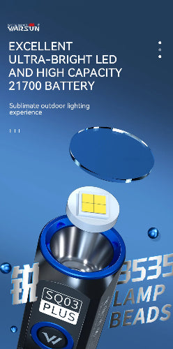 rechargeable LED flashlight car emergency safety light