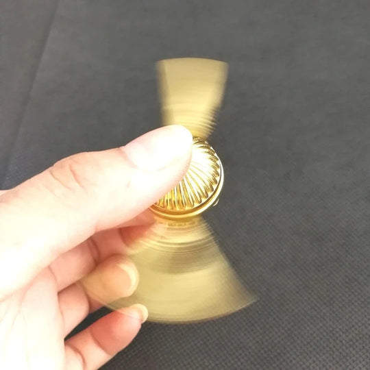 fidget rings for anxiety ratchet metal spinner on desk for office work calm ADHD focus support