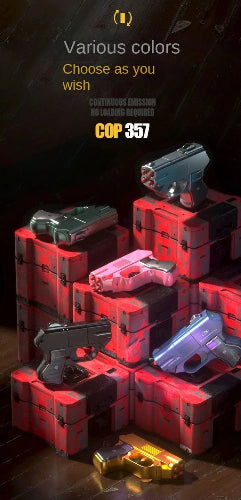 pocket shooting target toy showing shell ejection and soft foam bullets