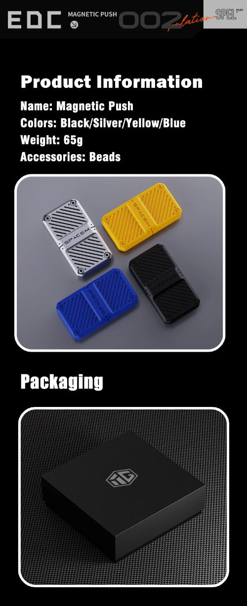 metal collectible figurine modern desk ornament with push action