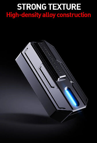 Top view of luminous magnetic fidget slider UK – compact pocket EDC gadget