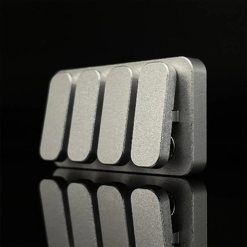 Collectible Piano Keys Fidget Clicker gift set with silver storage bag UK