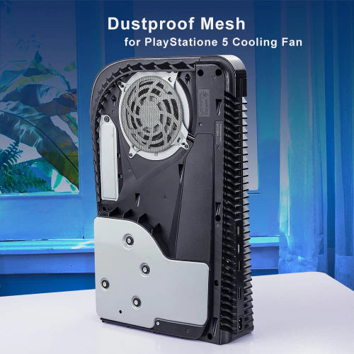 PS5 dust filter set 105mm mesh pads for console maintenance