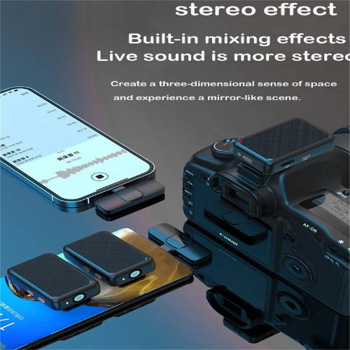 wireless lavalier microphone professional audio for live streaming