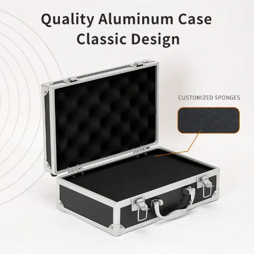 professional aluminum tool case box with handle