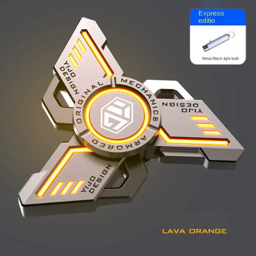 durable glowing metal spinner UK – portable EDC stress toy