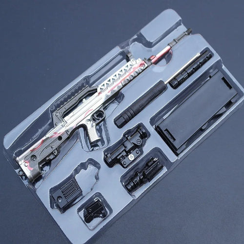 mini gun keychain realistic rifle design toy