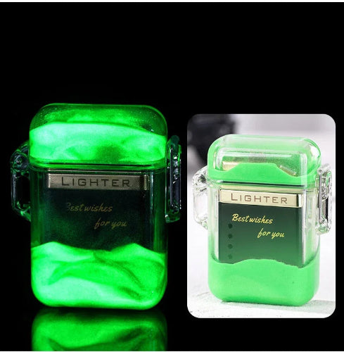 USB rechargeable lighter windproof dual arc electric ignition