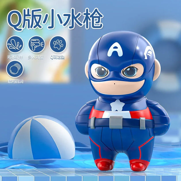 Spider man water gun for kids cute superhero hydraulic beach toy