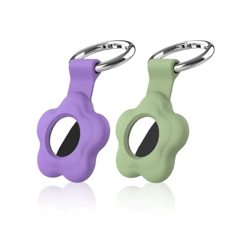 airtag holder perfect fit silicone sleeve with carabiner