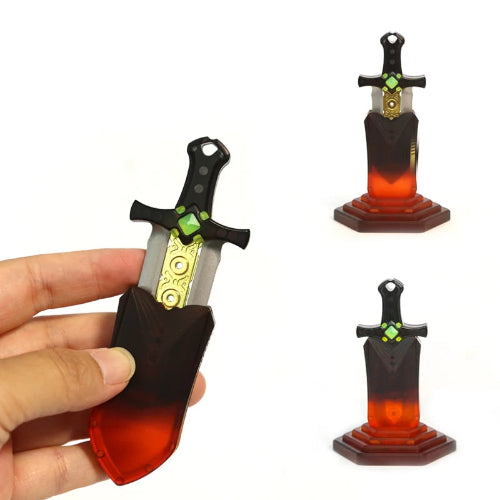 Magnetic Fidget Slider Black placed on office desk – elegant EDC stress relief toy for adults and students UK