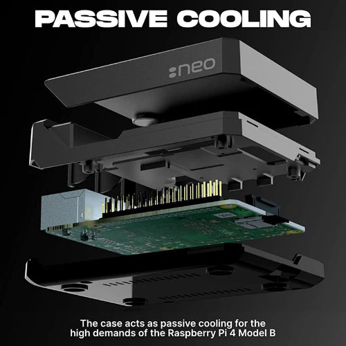 Raspberry Pi Case premium magnetic sliding top design