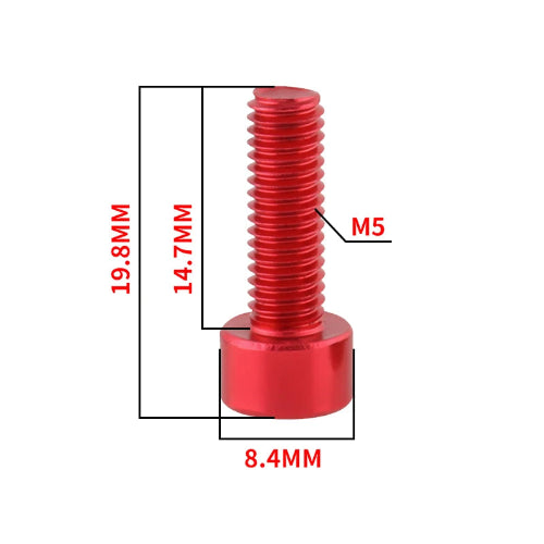 bike bottle cage screws 6061 aluminium alloy lightweight design