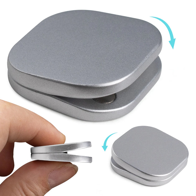 Magnetic Fidget Slider See-Saw Silver