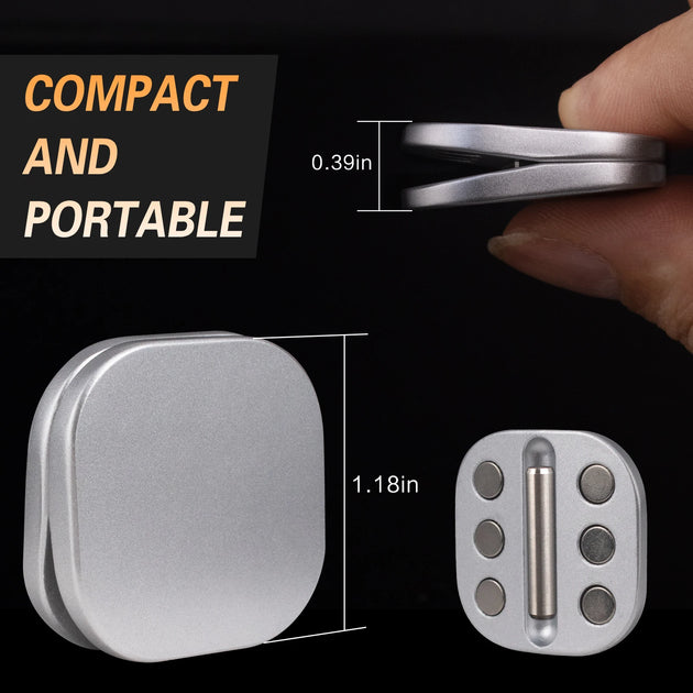 Magnetic Fidget Slider See-Saw Gold high-quality metal build for everyday carry