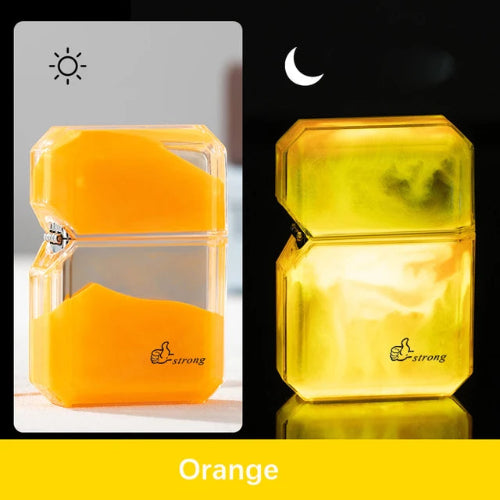 luxury lighter premium metal body with luminous effect